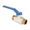 BONFIX Kogelkraan 3/4" bu.dr. x 3/4" bu.dr. + blauwe hendel