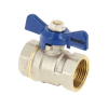 BONFIX Kogelkraan bi/bi  + blauwe vlindergreep PN25