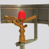 Vyrsa VYR-78 Gebogen Gegalvaniseerd Sproeischerm 180° (t.b.v. o.a. VYR-33)