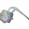Hand-membraanpomp aluminium   Zuigaansluiting: ¾” bi.
