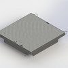 STAKKA Staalframe met HDPE deksel (1-delig) (Klasse A15) 610x610mm