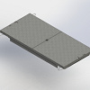 STAKKA Staalframe met HDPE deksel (2-delig) (Klasse A15) 1310x610mm