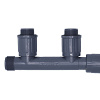 Rain Bird PVC Manifold/Waterverdeler - 2-weg+ingang (1" bi.dr. x 1" bu.dr x 1" bu.dr. uitgang)