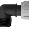 PP swivel knie 1"bi.dr. x 1" bu.dr.