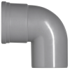 PVC Bocht 87° – 1x Rubbermanchet + 1x Lijmverbinding