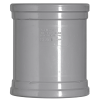 PVC Overschuifmof  Dubbel Rubbermanchet