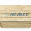 Prefab houten verdeler/pomp kast voor buiten