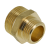 BONFIX Draad messing verloopnippel