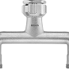 Geka Plus 2-weg waterverdeler messing chroom