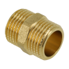 BONFIX Draad messing dubbele nippel