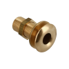 BONFIX Huiddoorvoer bol messing incl. moer en ring