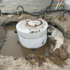 Olieafscheider met slibvang Beton CE 10l/s 1200 liter slib rond model