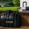 Regenwatertank LDPE zwart 10000 liter CU ondergronds