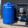 Vervelde Vat LDPE blauw 5000ltr WRAS type CV vertikaal