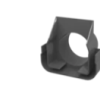 Lijngoot Smal "Mini" pvc eindplaat met horizontale uitloop dia 50mm