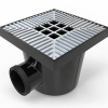 Star Point Grijs aluminium Rooster 200 mm op 200 mm, zijuitl