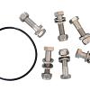 Boutenset M12 RVS304 incl. o-ring tbv. stijgbuis met flenzen