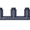 Rain Bird PVC Manifold/Waterverdeler - 3-weg+ingang (1" bi.dr. x 1" bu.dr x 1" bu.dr. uitgang)