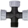 PP swivel kruisstuk 1" x 1"bu.dr.