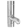 Regenwaterklep - Zink - 100 mm - Met RVS bladvanger