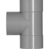 PVC T-stuk 87°/90° met 3x lijmmof 