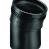 Wafix PP bocht 15 graden m/s zwart
