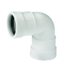 Wafix PP Bocht 88,5 graden m/m wit 