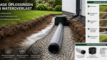 drainage buis met toepassing