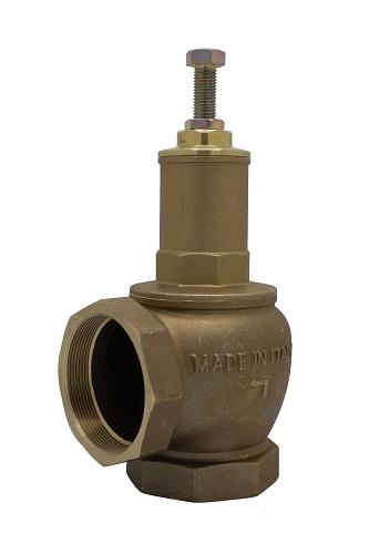 Overdrukventiel 2 x 2" bi.