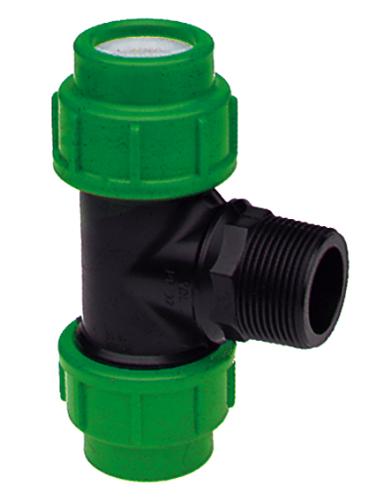 Tyleen T-stuk met buitendraad