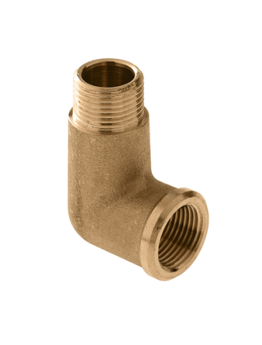 BONFIX Draad messing kniekoppeling buitendraad x binnendraad 