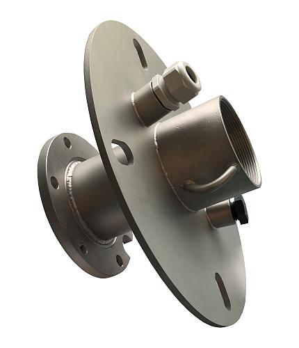 RVS 304 bronkap 3" passend op PVC flens 200 mm