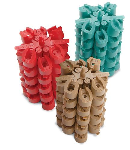 Rain Bird MPR nozzle set 90° - 120° - 180° - 360°
(10x rood, 10x groen, 10x bruin).