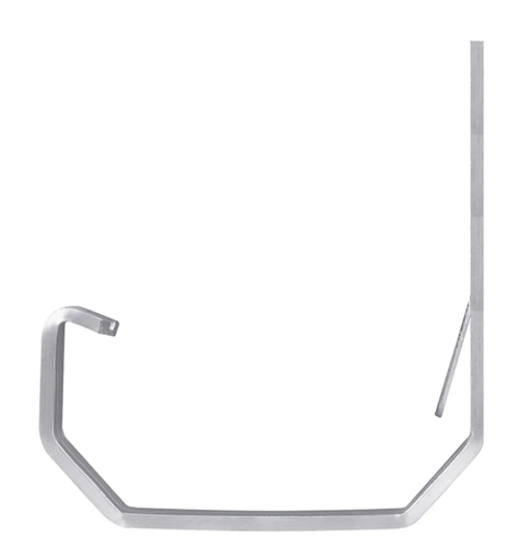   95MM ESL.BAKG. BEUGEL-2  ALU.