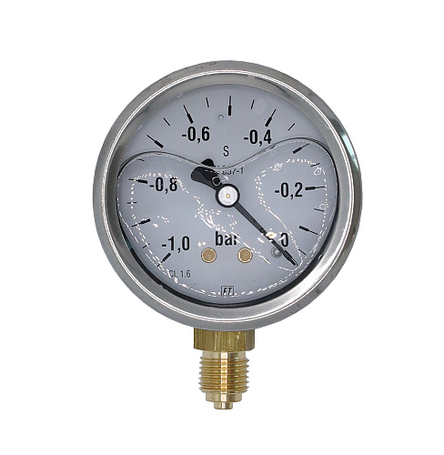 Vacuummeter -1/+0 1/4" 63mm oa