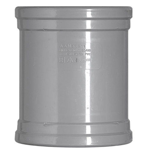 PVC Overschuifmof Dubbel Rubbermanchet