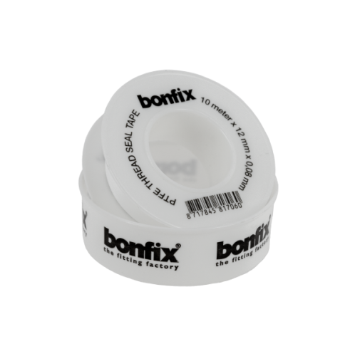 BONFIX PTFE tape 12 mm x 0,075 mm x 10 meter