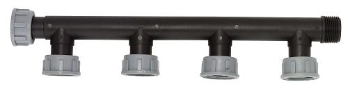 PP manifold 5-weg 1" bu.dr.