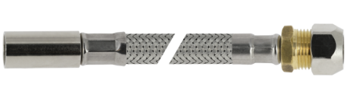 BONFIX RVS flex. aansluitleiding 35cm 10mm instk x12 knel