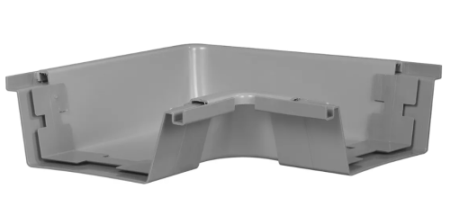 HWA PVC Bakgoot buitenhoek