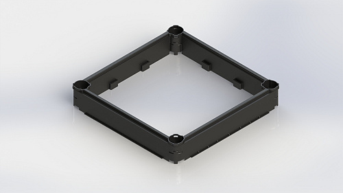 STAKKA Bodemplaat met ring 610x610x150mm