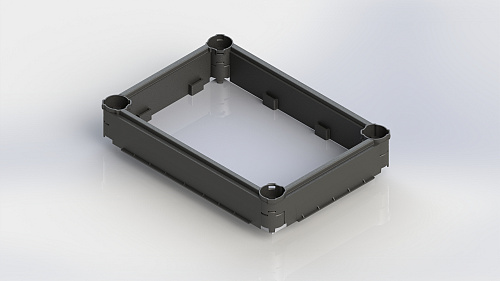 STAKKA Bodemplaat met ring 915x610x150mm