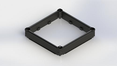 STAKKA Bodemplaat met ring 915x915x150mm