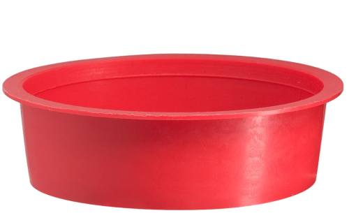 De PVC speciedeksel rood