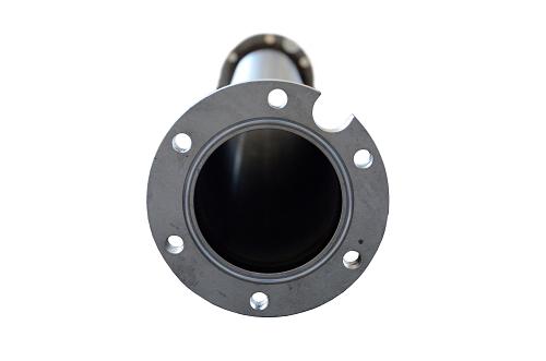 Stijgbuis RVS304 104x2mm met flenzen 4" L=3mtr.