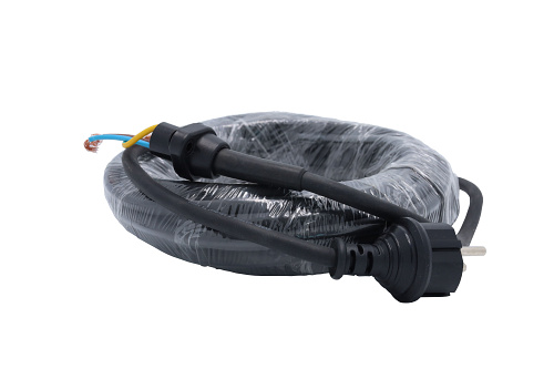 JS Pumps losse kabel (10 mtr. H07RNF 3 x 1 mm²) met stekker t.b.v. JS/RS 100 / 150 / 250 / 400 / 750