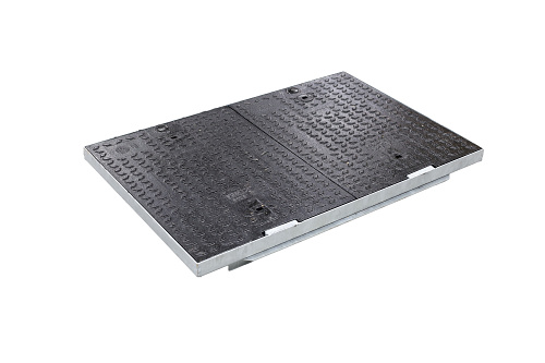 STAKKA Gietijzeren deksel (2-delig) (Klasse D400) 915x610mm