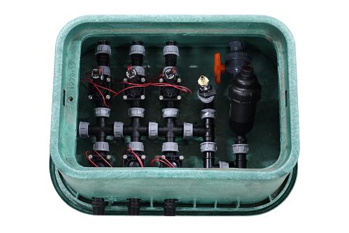Voorgemonteerde Hunter kleppendoos, 6-groepen