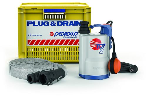 Pedrollo Plug&Drain set incl. Top Floor2