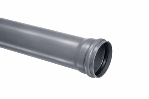 PVC afvoerbuis met machetmof 